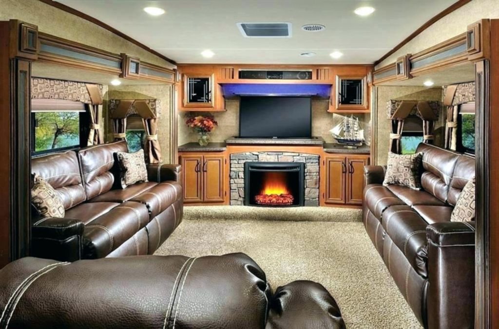 Rv With Living Room In Front